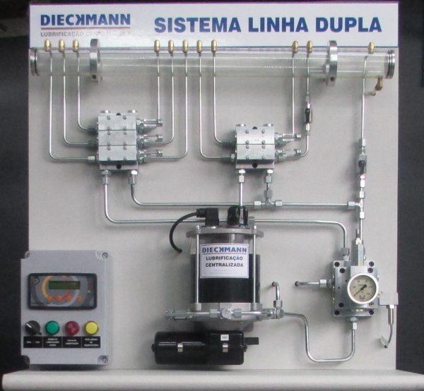 Painel Didático de Lubrificação Linha Dupla